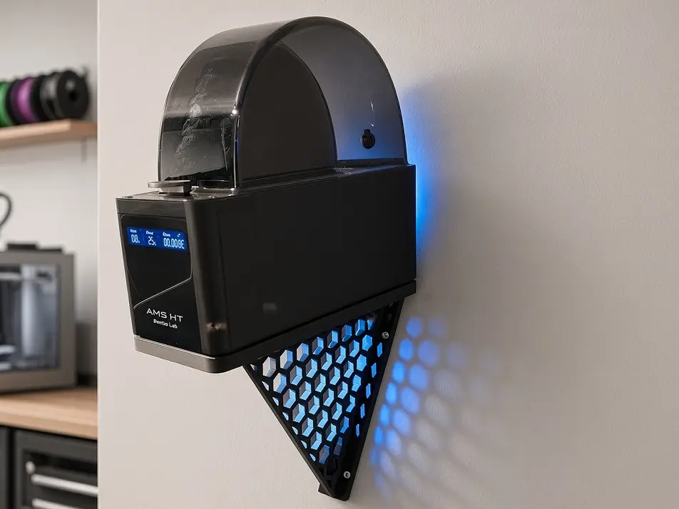 Angled Wall mount for AMS HT — modelo 3D