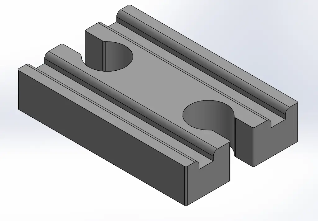 Holzeisenbahnverbinder — modelo 3D