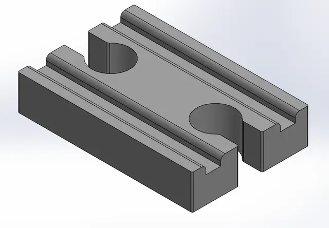 Holzeisenbahnverbinder — modelo 3D