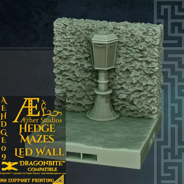 AEHDGE09 - Hedge Maze LED Wall — modelo 3D