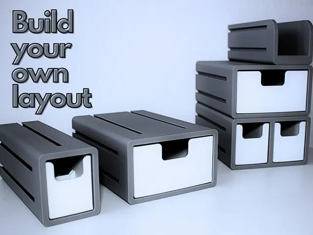 Modular Storage System / Desk organizer — modelo 3D