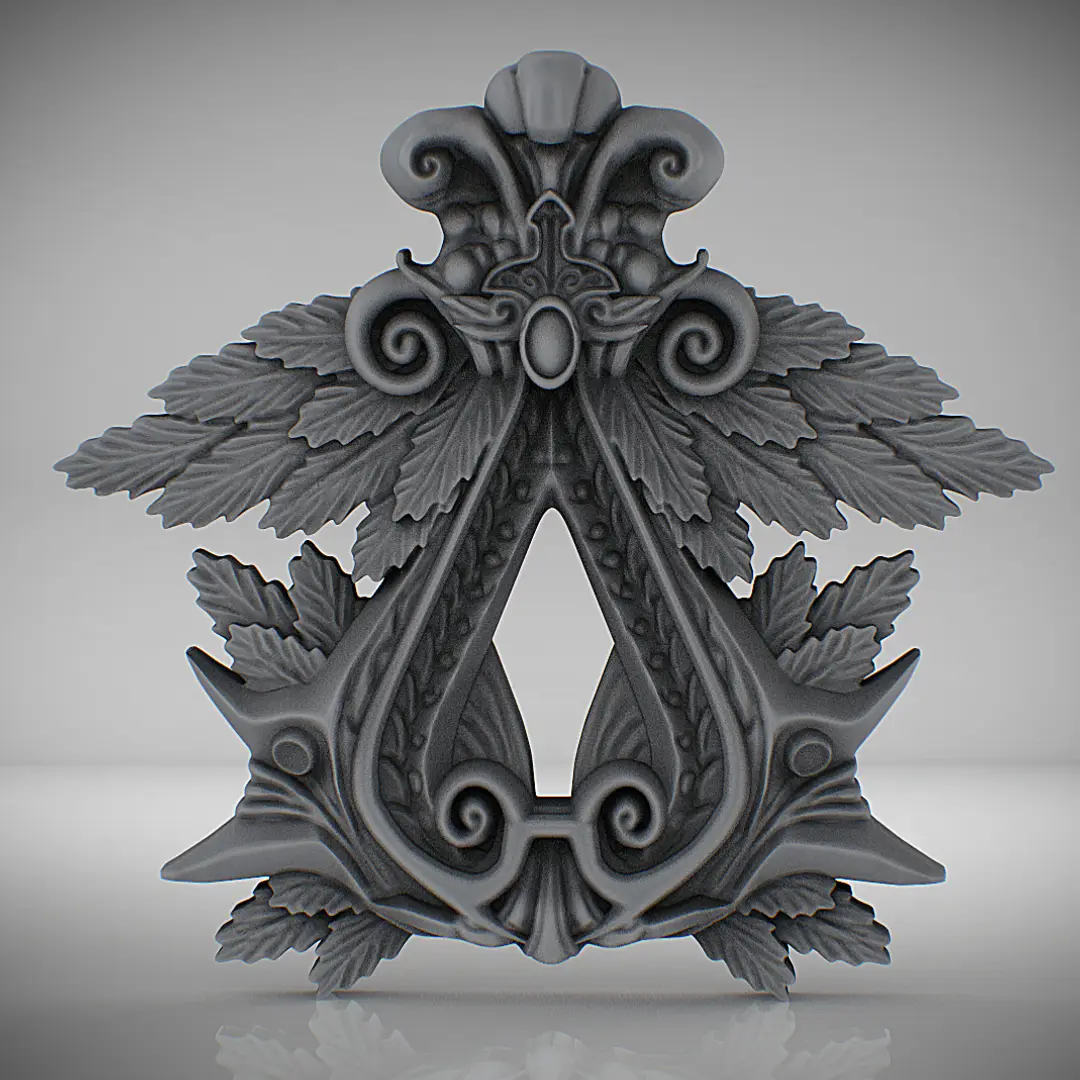 Assassins Creed 2 - Coat of arms wall decoration — modelo 3D