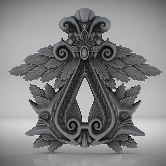 Assassins Creed 2 - Coat of arms wall decoration — modelo 3D