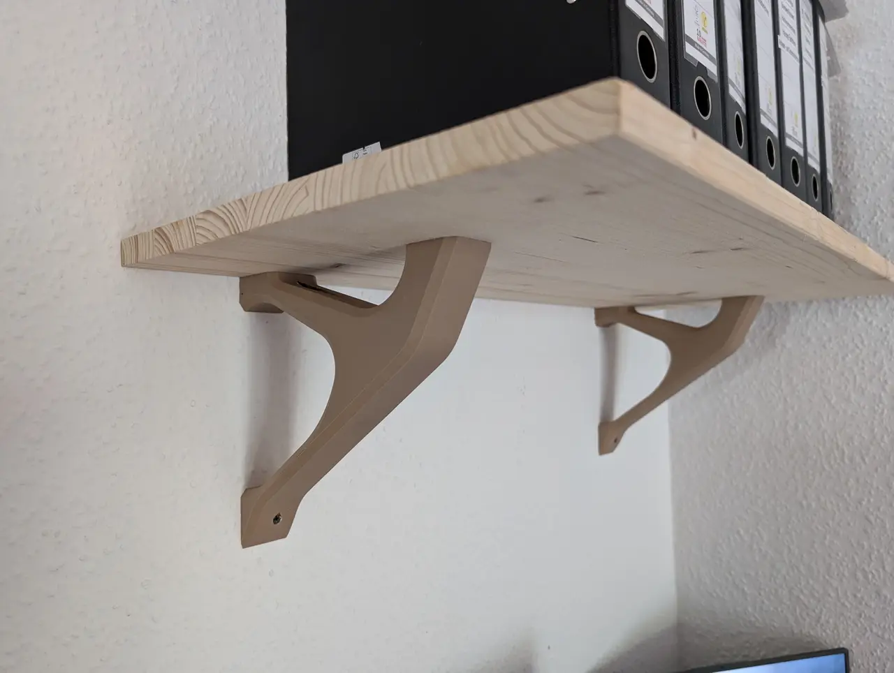 Super Heavy Duty Shelf Bracket (100kg, single) — modelo 3D