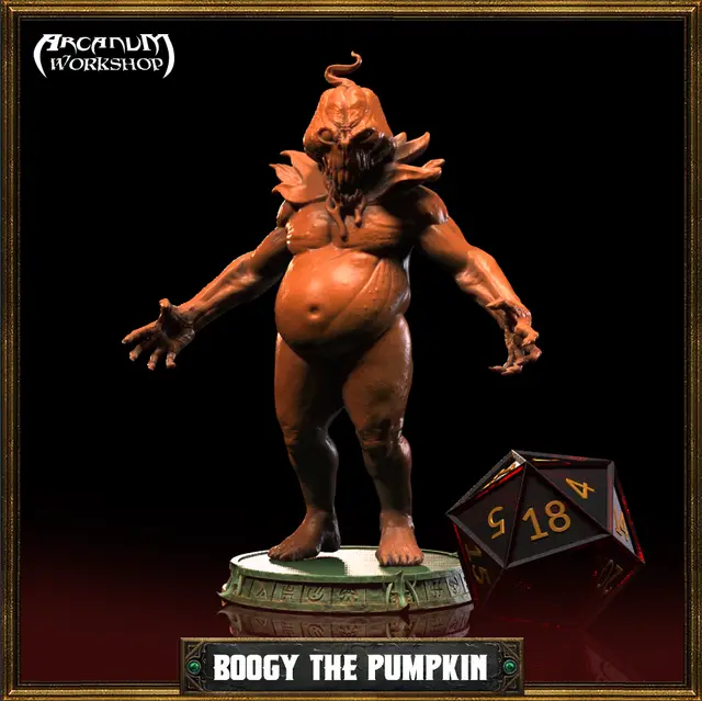 Boogy the pumpkin — modelo 3D