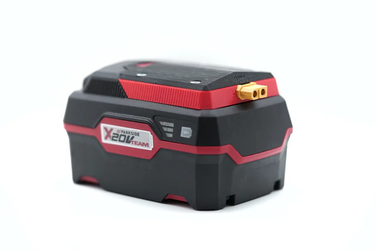 Lidl Parkside Battery 20V XT60 Adapter — modelo 3D