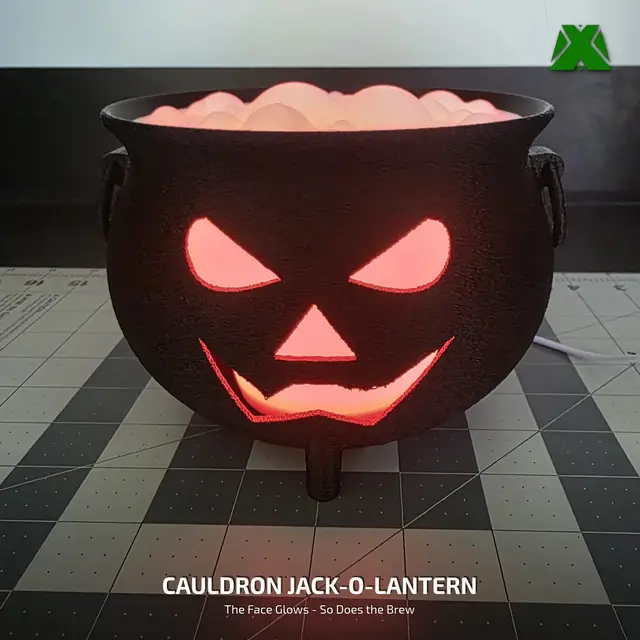 Cauldron Jack-O-Lantern — modelo 3D