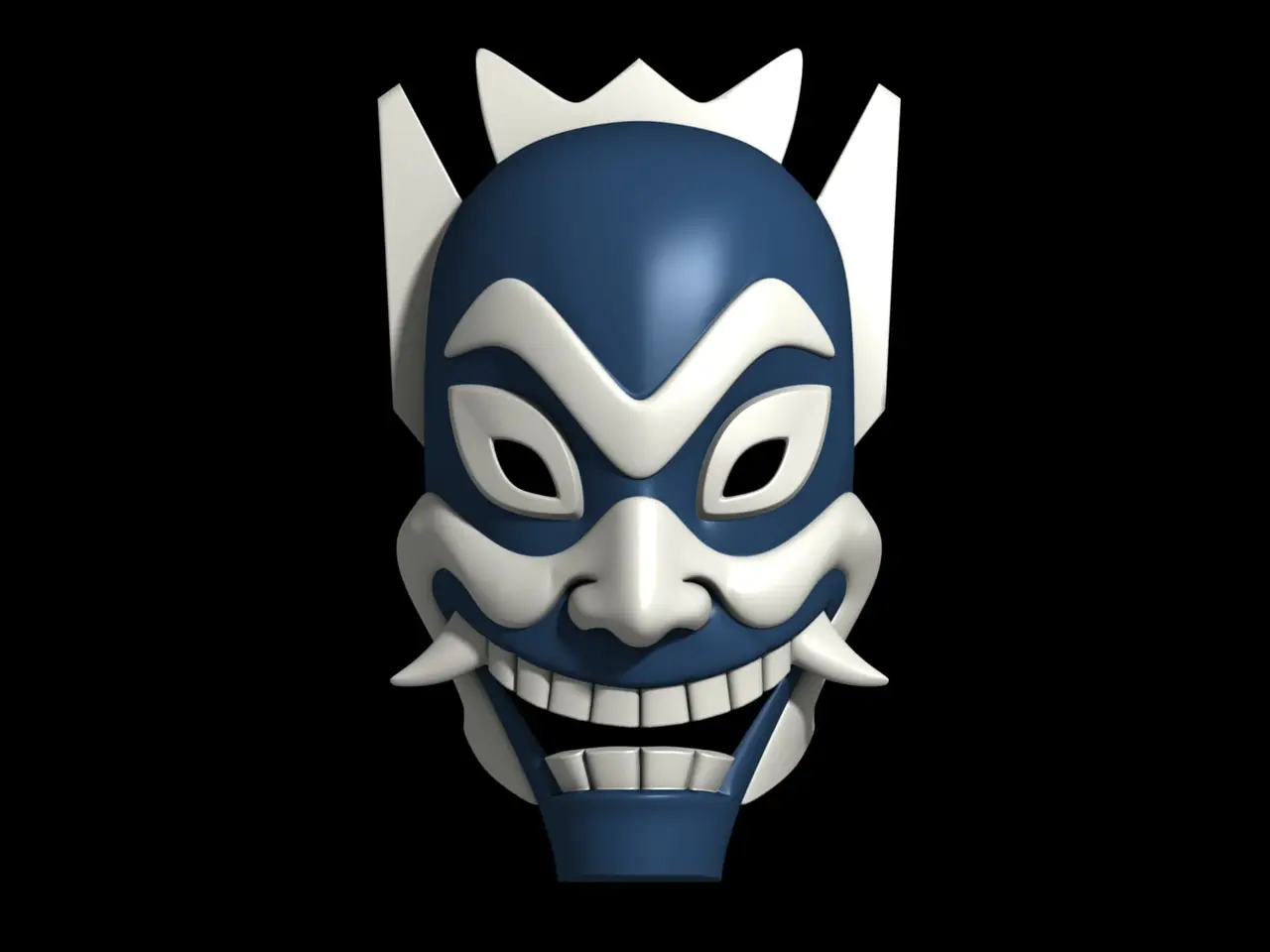 Blue Spirit Mask - Avatar: The Last Airbender — modelo 3D
