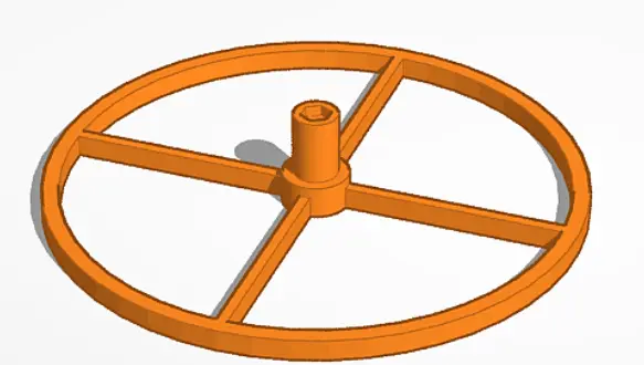 big rc car wheel — modelo 3D