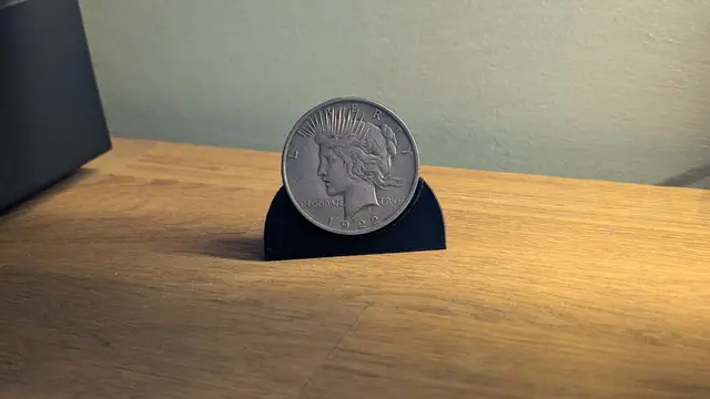 Silver Dollar Coin Holder — modelo 3D
