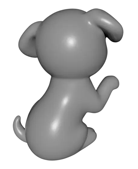 LAZY DOGS / MODERN DOG SCULPTURES / BLACK SCULPTURES / TOY — modelo 3D