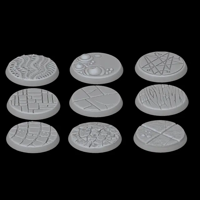 24mm Bases — modelo 3D
