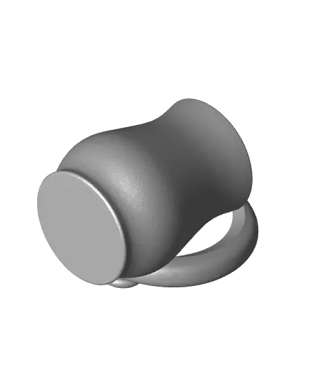 Vase Art – cat organizer pot with graceful attitud — modelo 3D