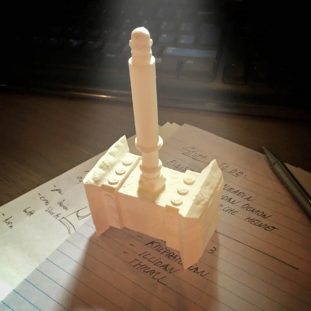 DOOM HAMMER paper weight! — modelo 3D