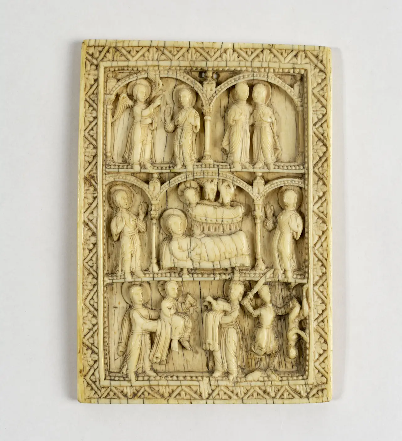 Plaque with nativity scenes — modelo 3D