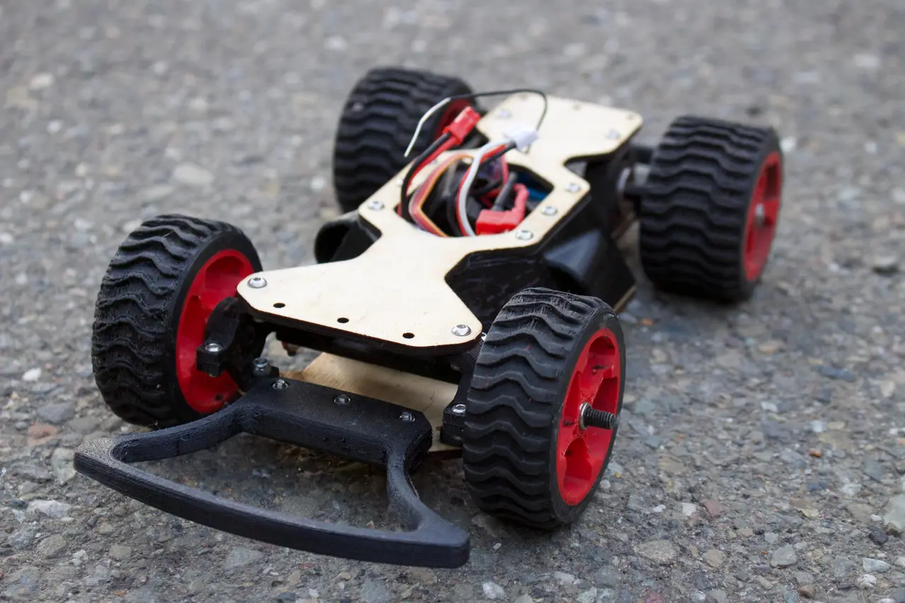 DIY RC Street Racing Car: One Week Classroom Project — modelo 3D