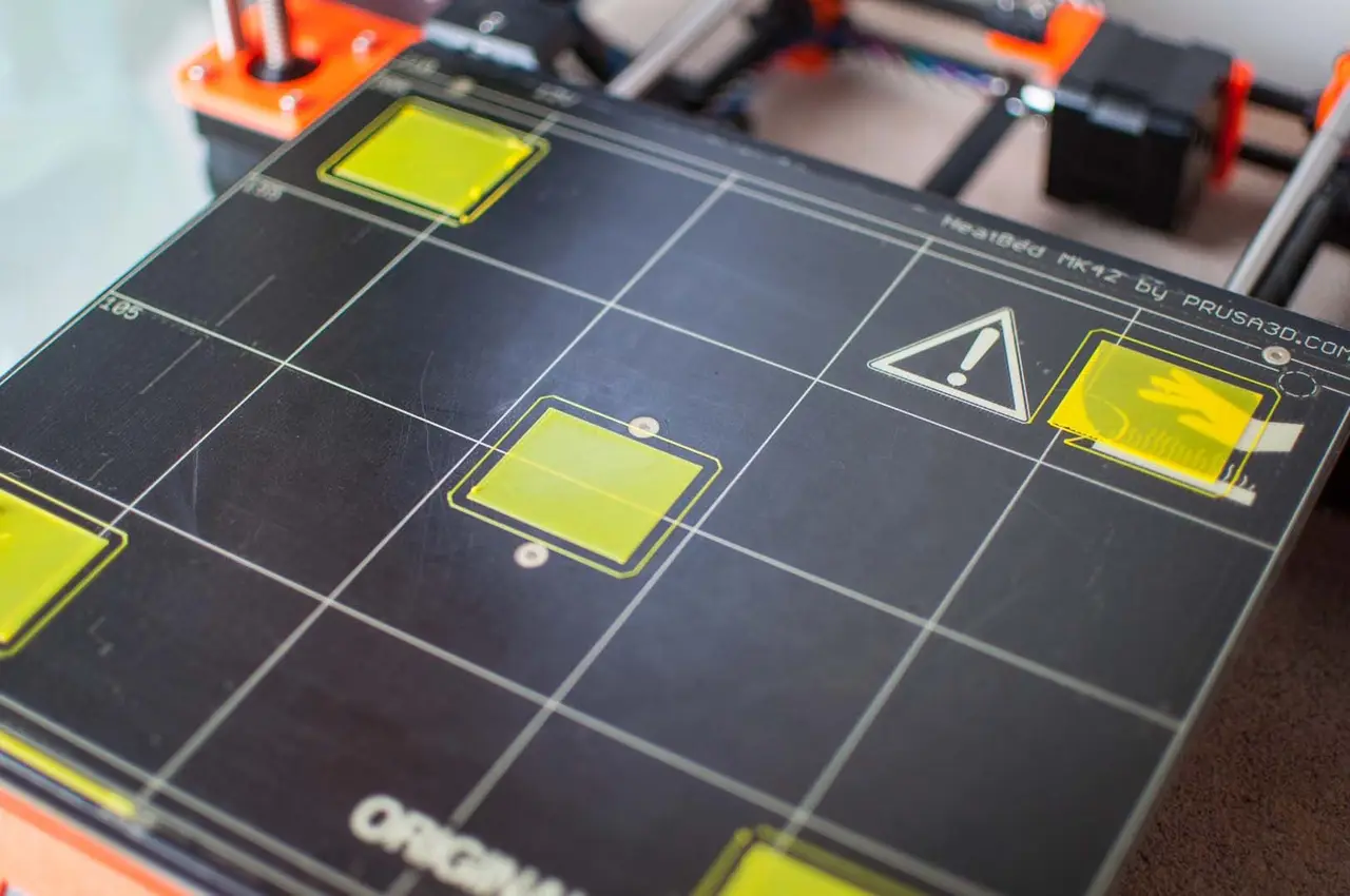 Bed levelling squares (200x200mm) — modelo 3D