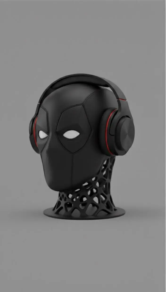 Headphone stand - Deadpool — modelo 3D