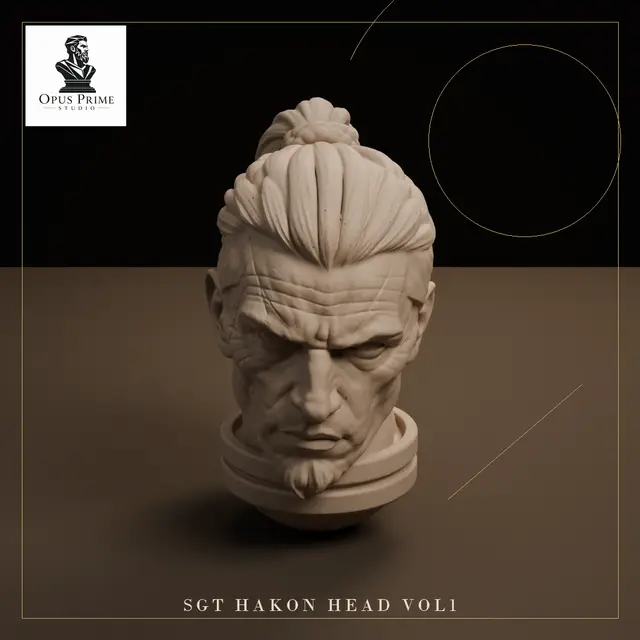 Sgt Hakon Head Vol. 1 — modelo 3D