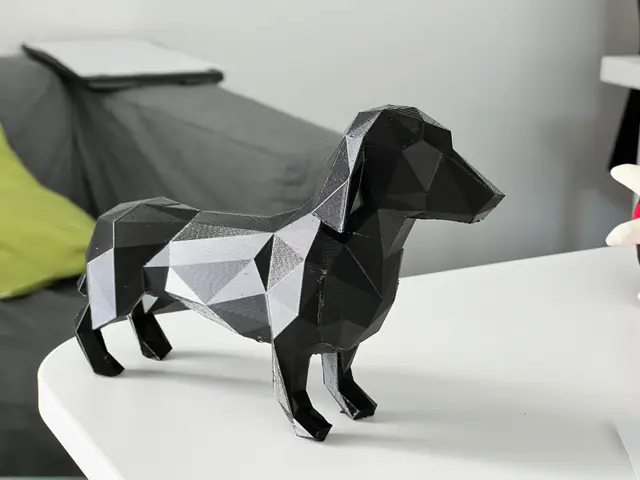 Dachshund Low Poly — modelo 3D