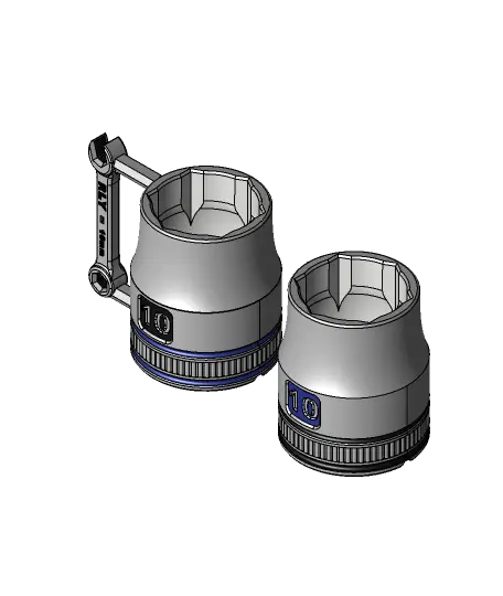 10mm Shallow Can Cups - 12oz Soda Pop Can Cups — modelo 3D