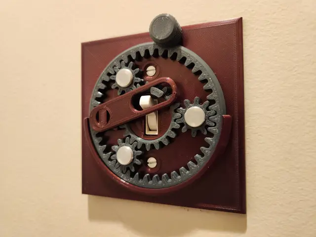 Planetary Gear Light Switch Cover — modelo 3D