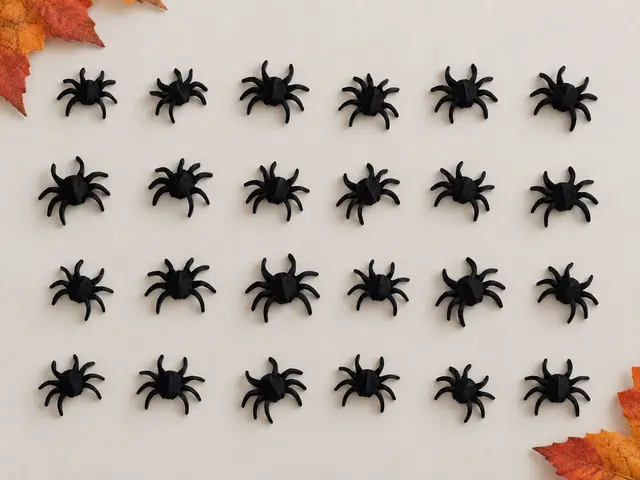 Mini Spiders – Halloween Decor | 24 per Plate — modelo 3D
