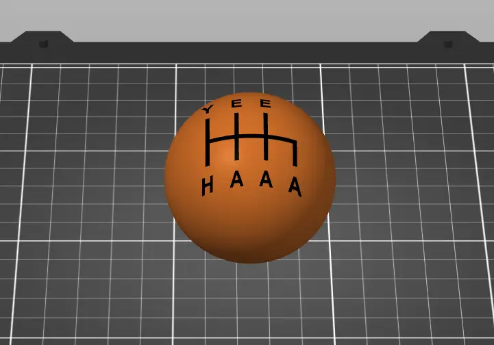 YEEHAAA Gearbox Knob — modelo 3D