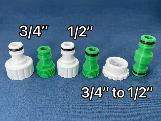 Garden hose quick connector — modelo 3D