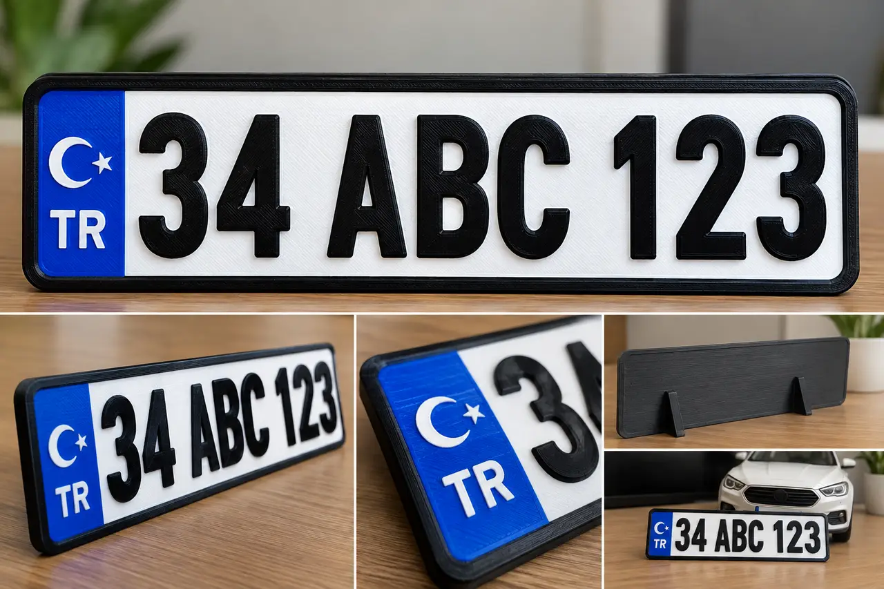 Turkish License Plate – Plaka Sorgulama — modelo 3D