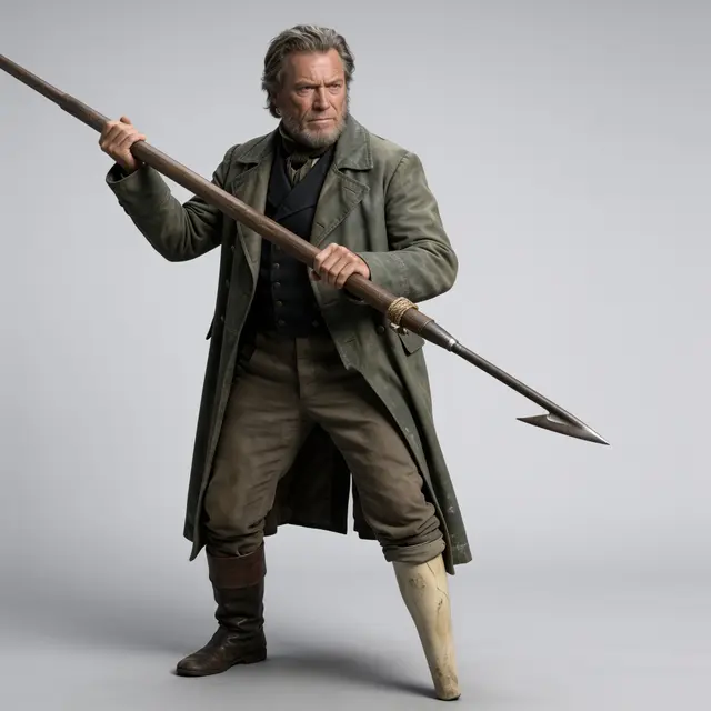 Captain Ahab - Moby Dick — modelo 3D
