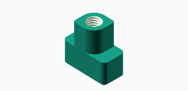 Ikea Scadis T-Nut M3 — modelo 3D