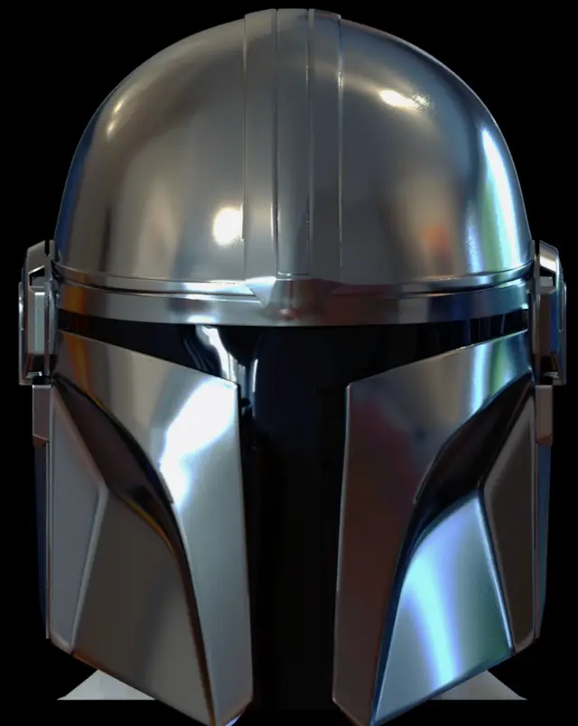 The Mandalorian Helmet UPDATED — modelo 3D