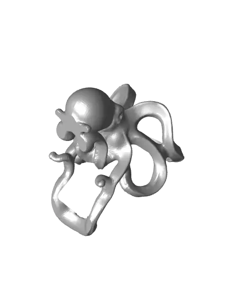 Octopus Wine Bottle Holder — modelo 3D