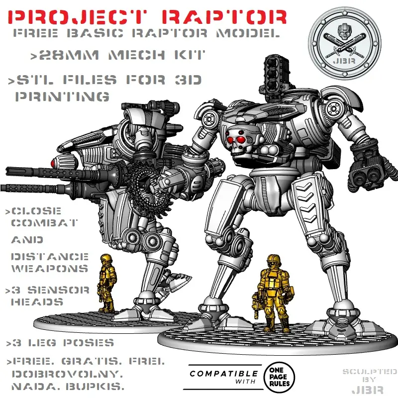 FREE-The Basic Raptor — modelo 3D