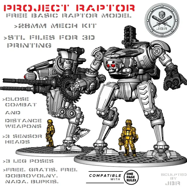 FREE-The Basic Raptor — modelo 3D