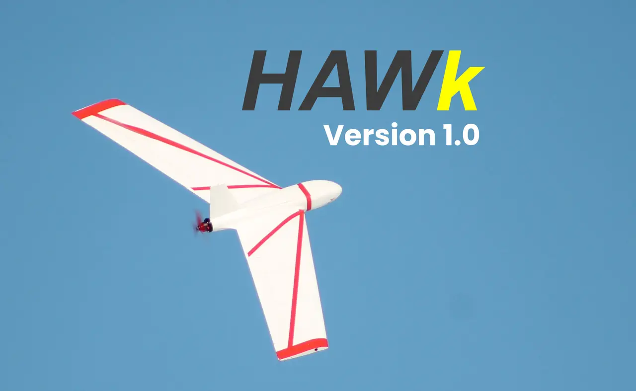 HAWk Modular RC Wing Airplane — modelo 3D