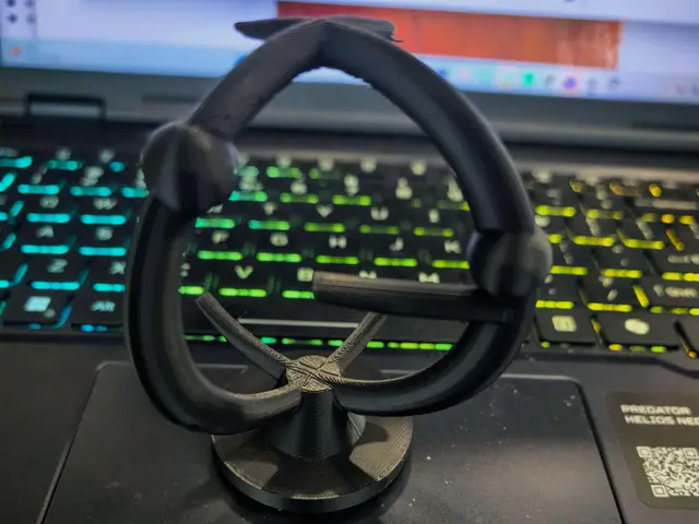 全球卖家联盟LOGO球形雕塑｜一体桌面摆件 — modelo 3D