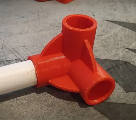 Customizable elbow for joining PVC pipe — modelo 3D