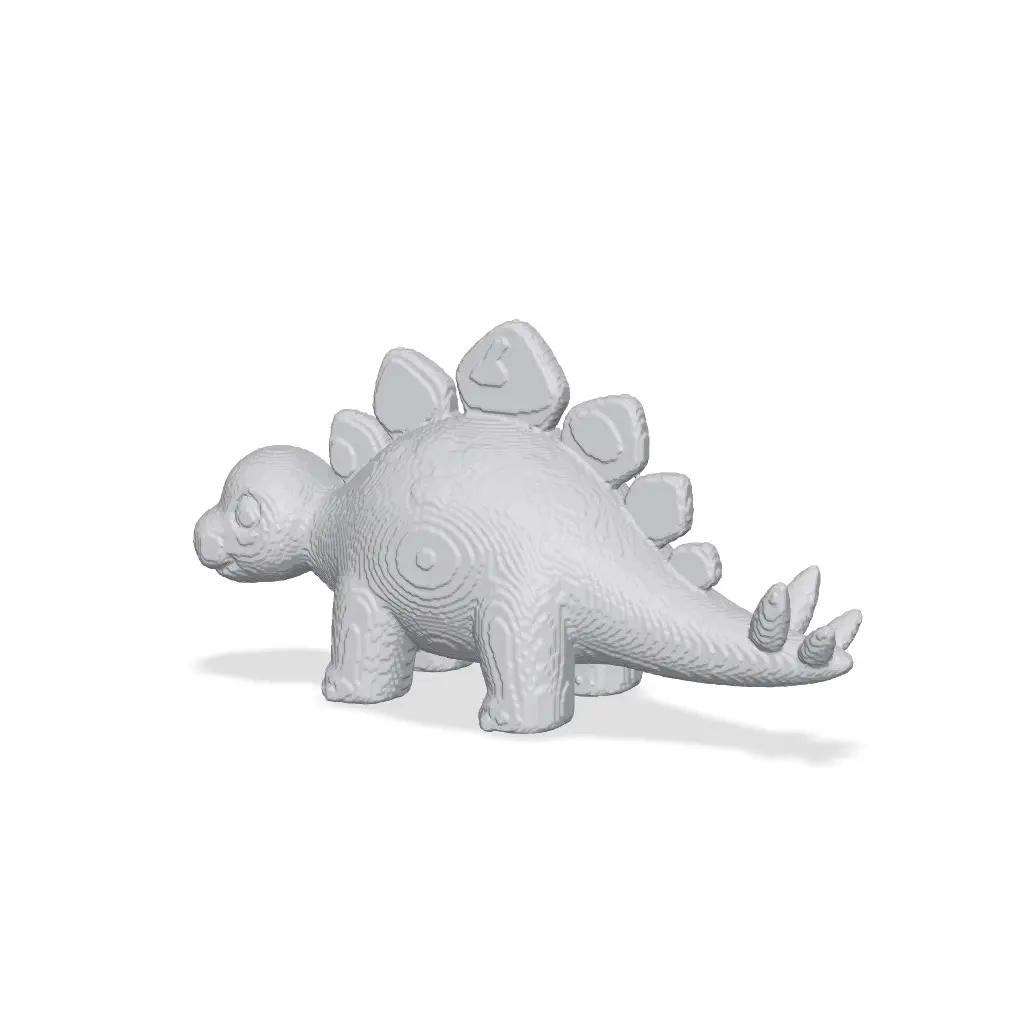 Cute Stegosaurus - SupaVoxel AI — modelo 3D