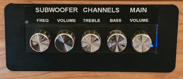 ZK-TB21 - 2.1 Channel Bluetooth Amplifier Housing — modelo 3D