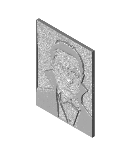 Lithophane Dracula Bela Lugosi — modelo 3D