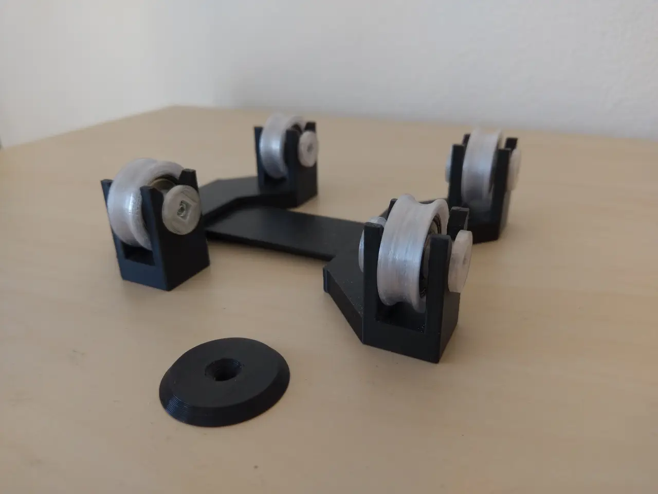 Silent Wheels for the Prusa IKEA Lack Enclosure Adjustable Spool Holder — modelo 3D