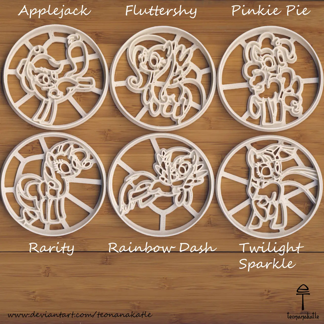 My Little Pony Cookie Cutters — modelo 3D