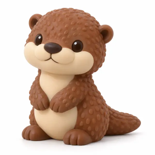 Ollie – Plush Otter | Cuddle Crew — modelo 3D