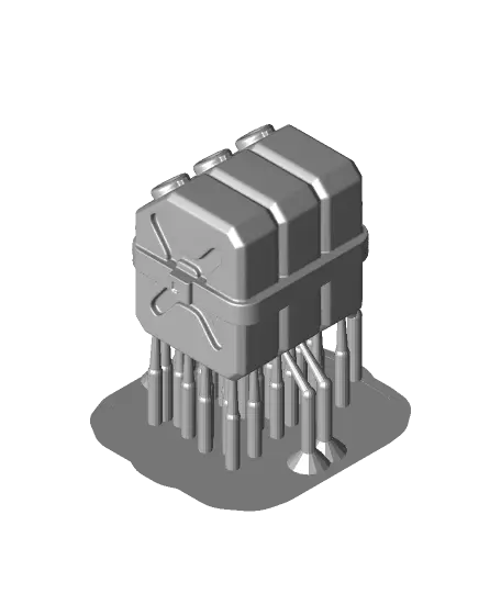 Kolossale Kampfpanzer project promo bits set — modelo 3D