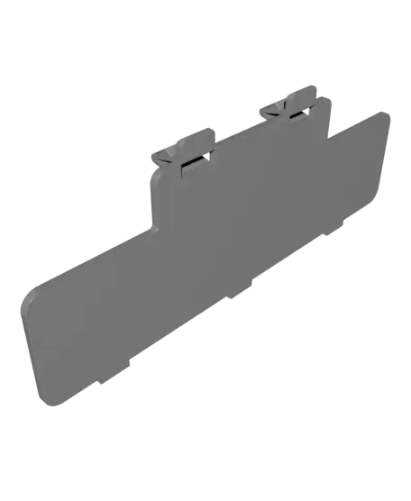 Guitar Hero Wii Les Paul Wiimote Bay Back Cover — modelo 3D