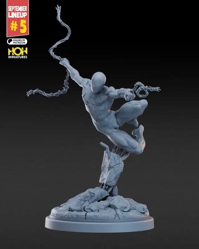 HoH_2026_Spider-Man – Black Suit — modelo 3D