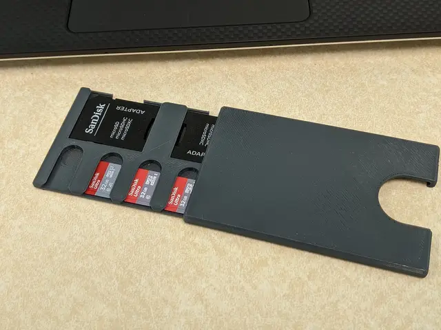 SD/MicroSD card case — modelo 3D