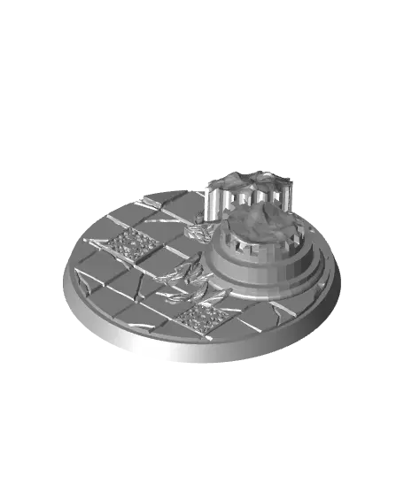 Basic Bloodfields Base Set - With Free Dragon - 5e DnD Inspired for RPG and Wargamers — modelo 3D